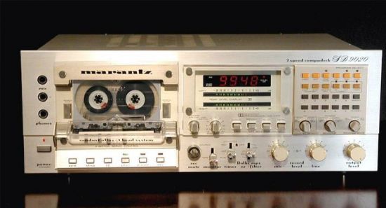 đầu cassette tape với tính năng thu âm